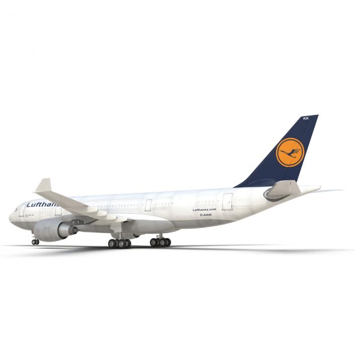 3D model Airbus A330-P2F Lufthansa