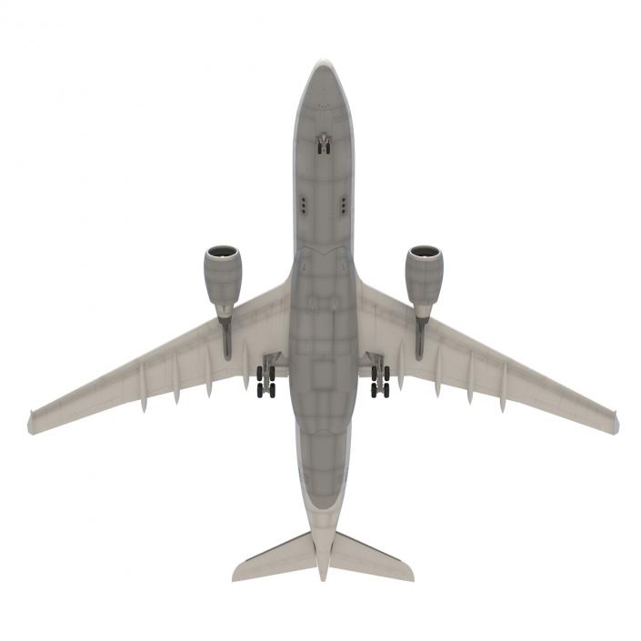 3D model Airbus A330-P2F Lufthansa