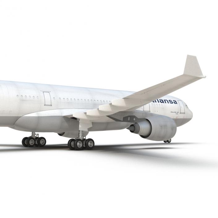 3D model Airbus A330-P2F Lufthansa