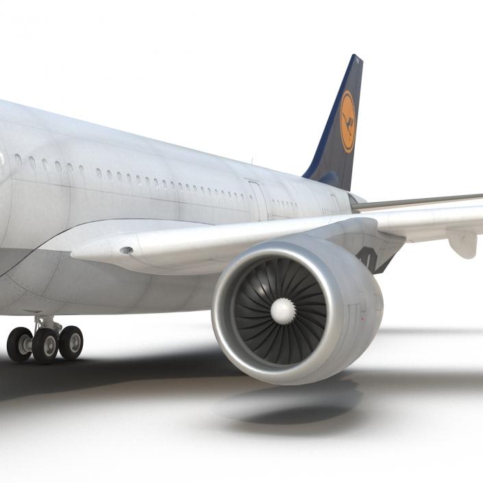 3D model Airbus A330-P2F Lufthansa