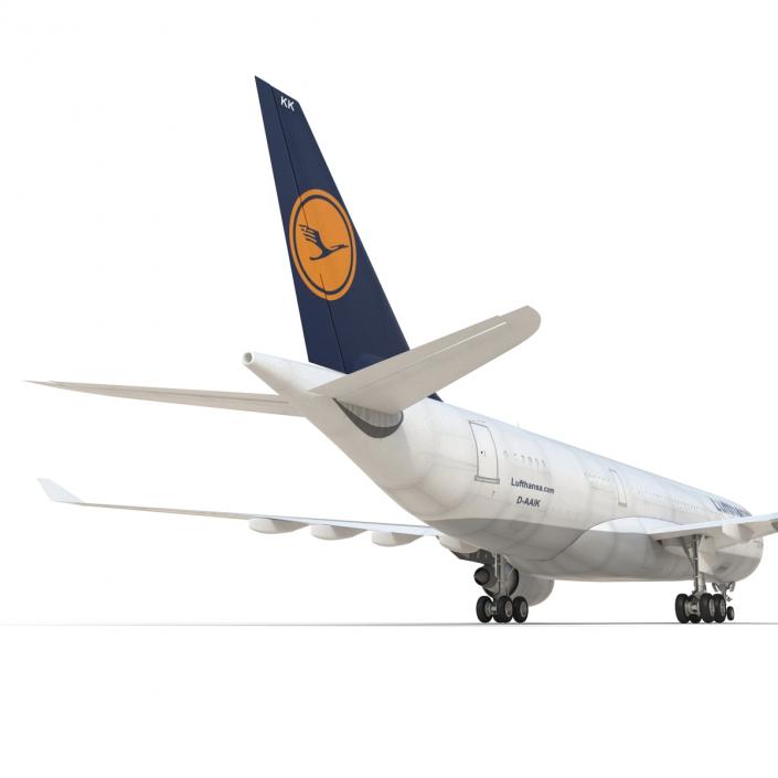 3D model Airbus A330-P2F Lufthansa