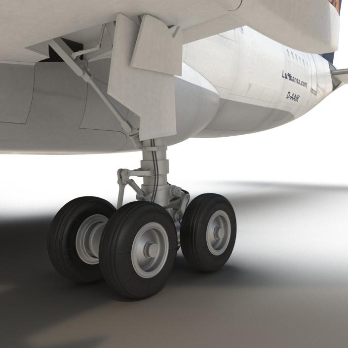 3D model Airbus A330-P2F Lufthansa