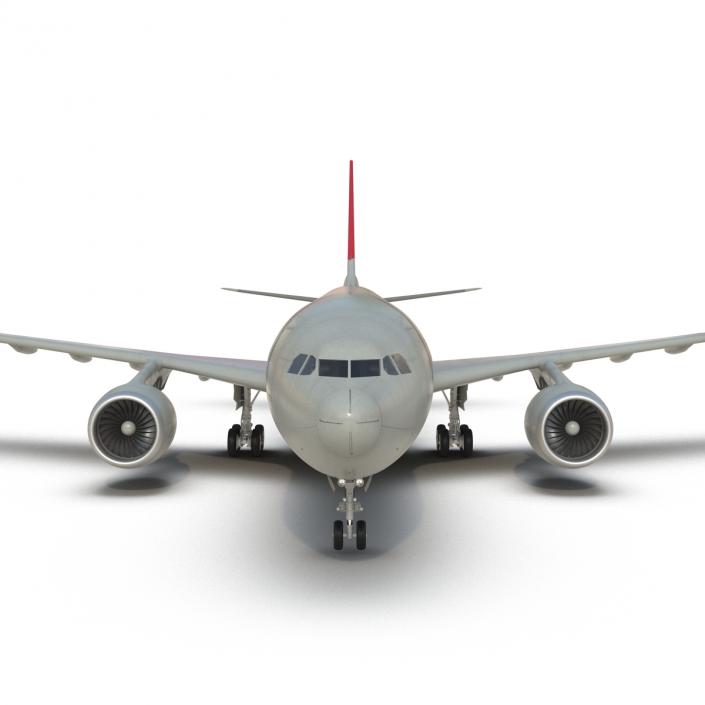 Airbus A330-P2F Northwest Airlines 3D model