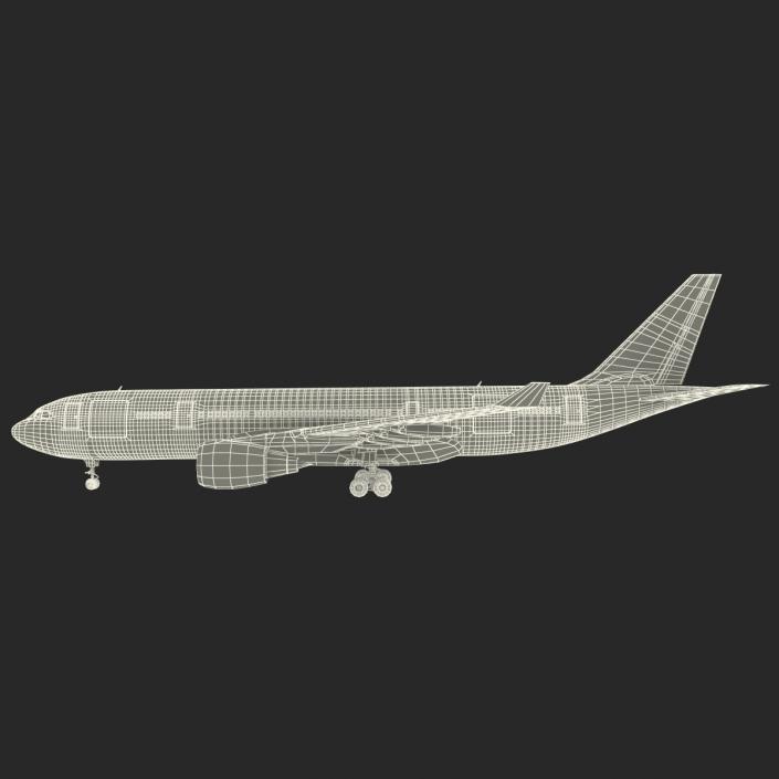 Airbus A330-P2F Northwest Airlines 3D model