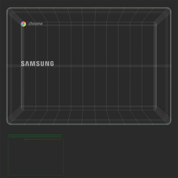 3D model Samsung Chromebook 2 13.3 inch