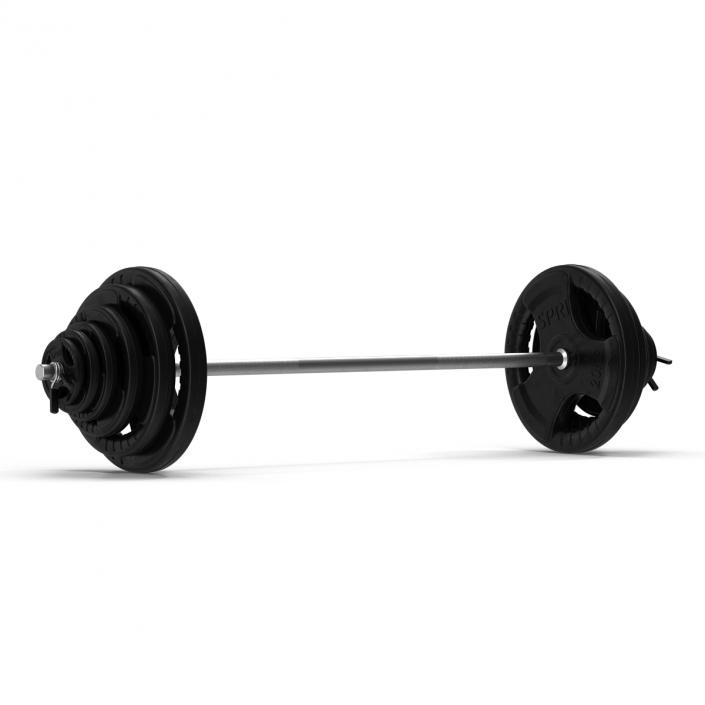 3D model Barbell and Plates 2