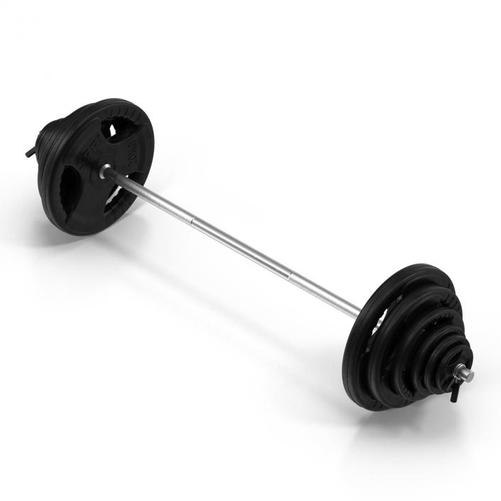 3D model Barbell and Plates 2