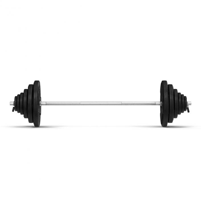 3D model Barbell and Plates 2