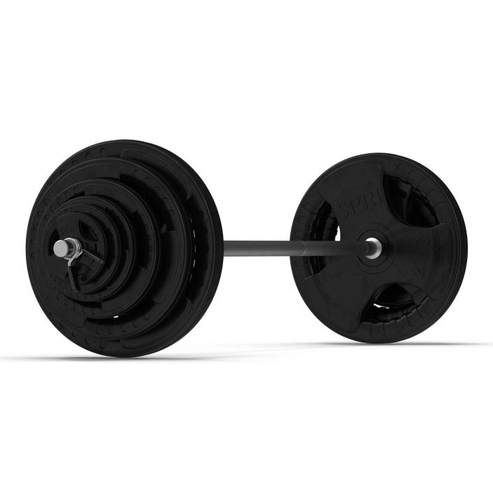 3D model Barbell and Plates 2