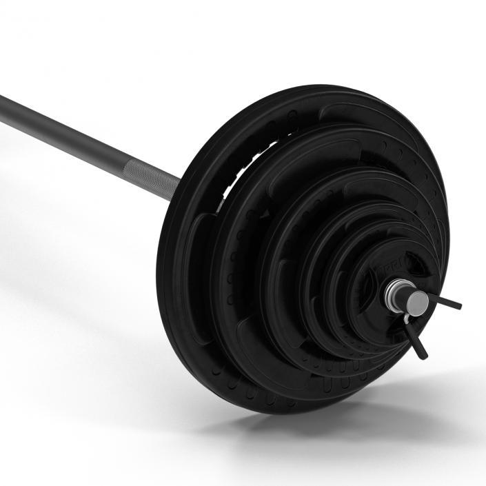 3D model Barbell and Plates 2