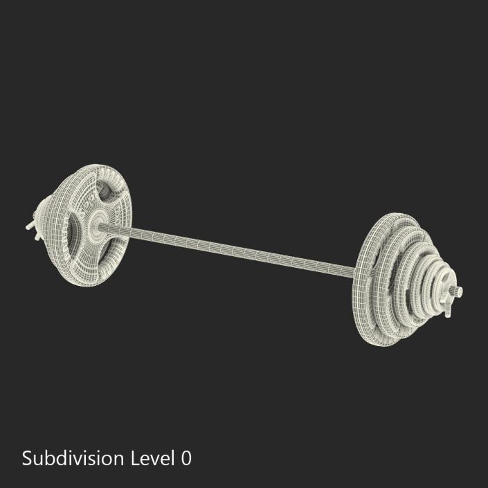 3D model Barbell and Plates 2