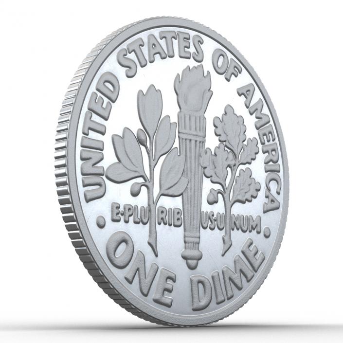 3D Dime United States Coin model