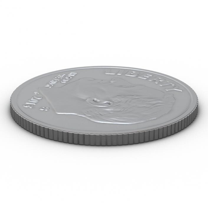 3D Dime United States Coin model