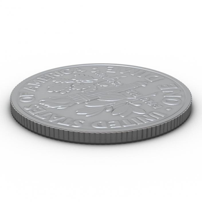 3D Dime United States Coin model