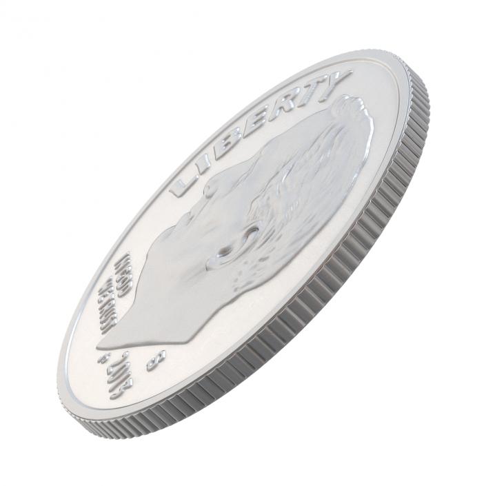 3D Dime United States Coin model