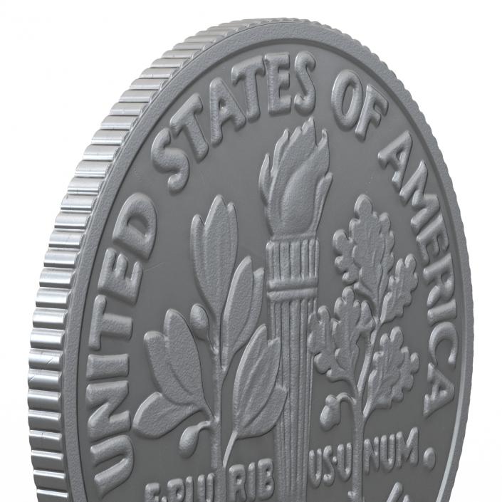 3D Dime United States Coin model