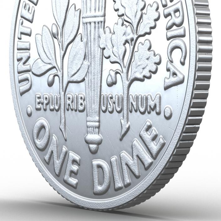 3D Dime United States Coin model