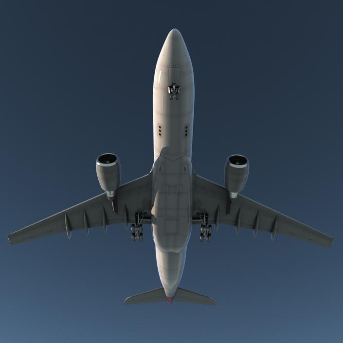 3D Airbus A330-P2F Qatar