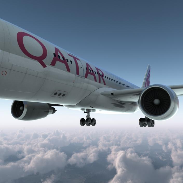 3D Airbus A330-P2F Qatar