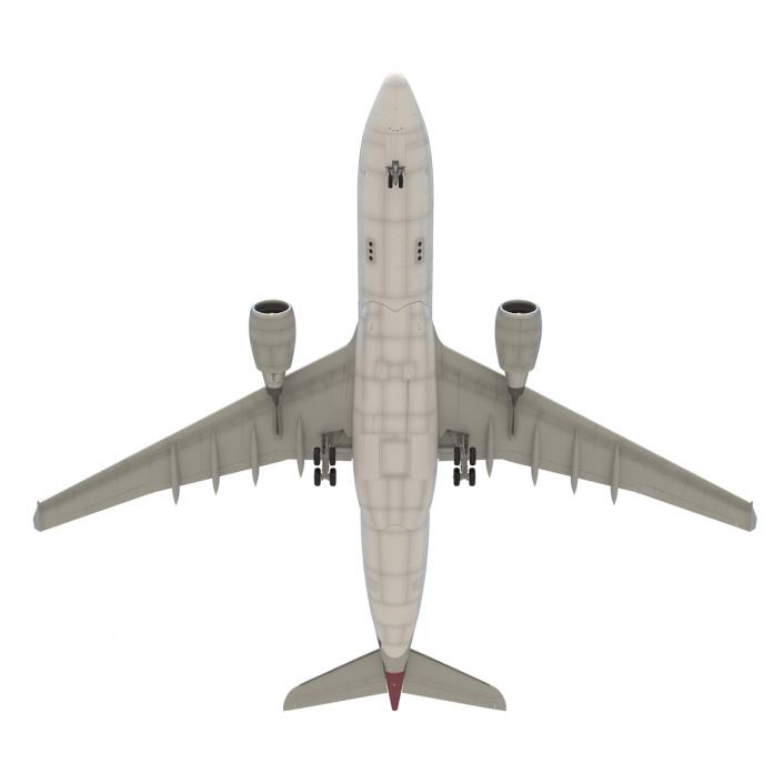 3D Airbus A330-P2F Qatar