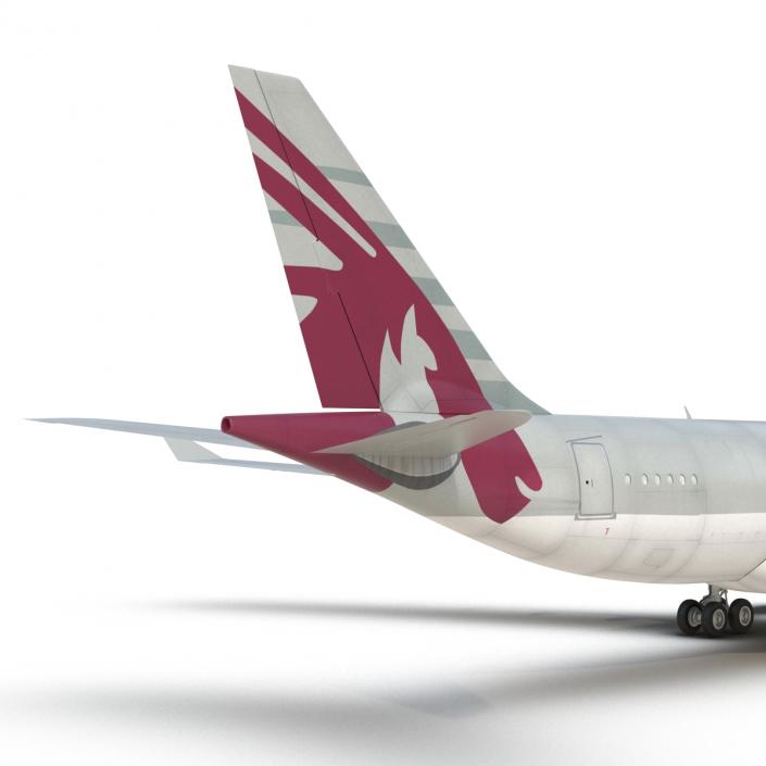 3D Airbus A330-P2F Qatar