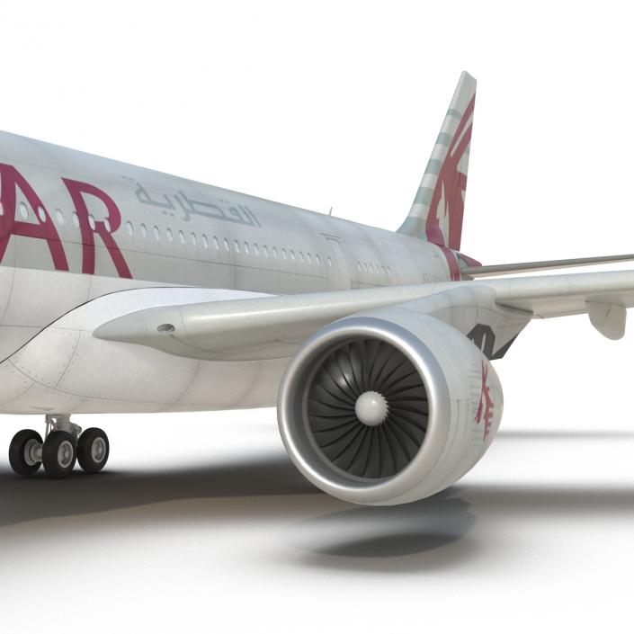 3D Airbus A330-P2F Qatar