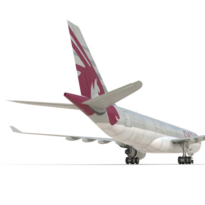 3D Airbus A330-P2F Qatar