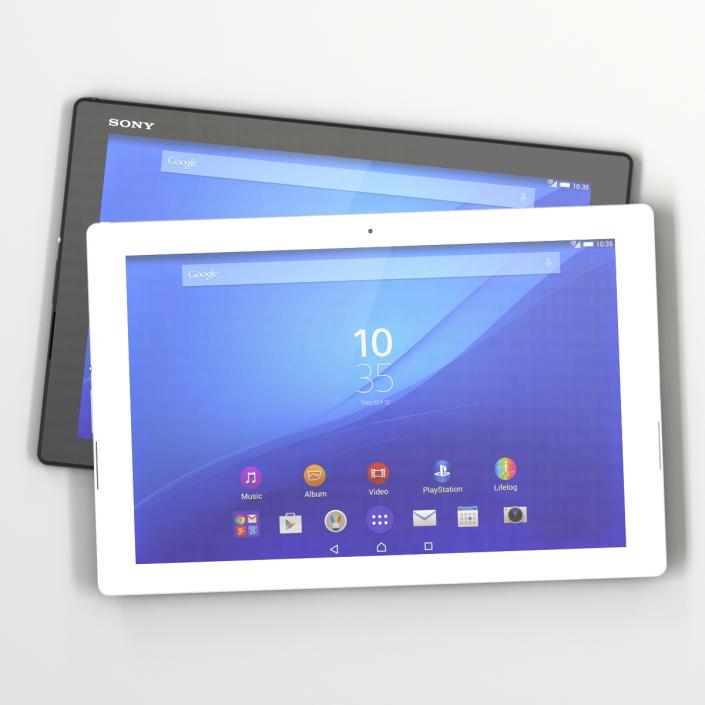 3D model Sony Xperia Z4 Tablet Set