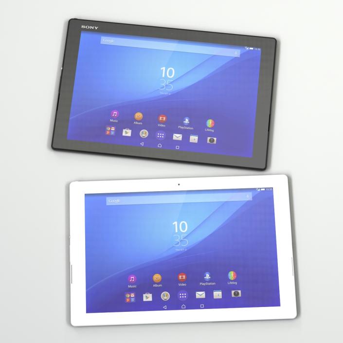 3D model Sony Xperia Z4 Tablet Set