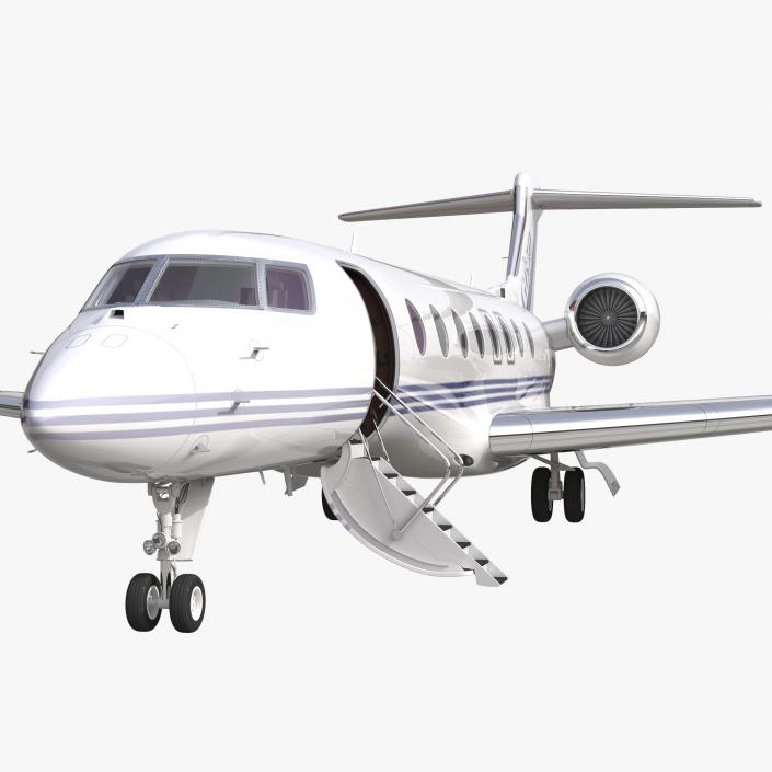 Gulfstream G650 Rigged 2 3D model