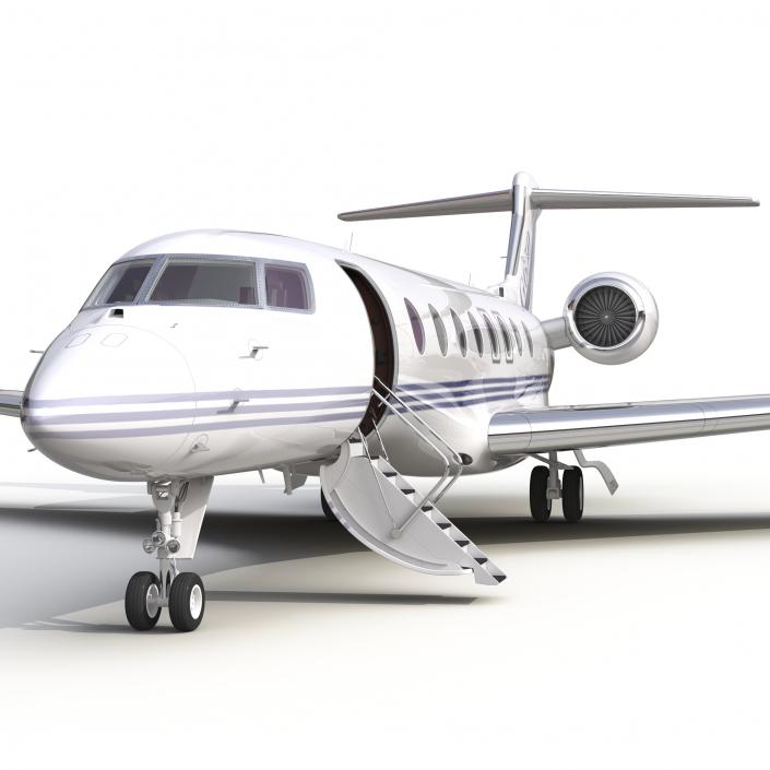 Gulfstream G650 Rigged 2 3D model