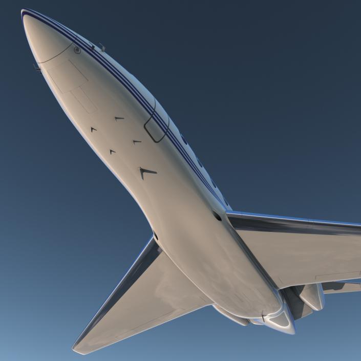 Gulfstream G650 Rigged 2 3D model