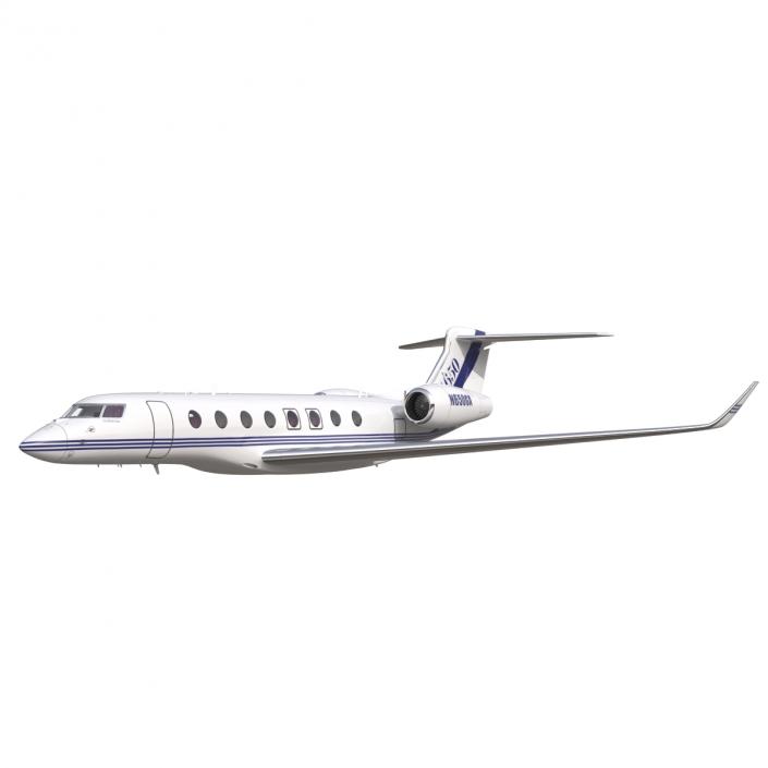 Gulfstream G650 Rigged 2 3D model