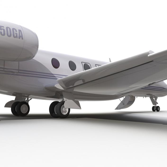 Gulfstream G650 Rigged 2 3D model