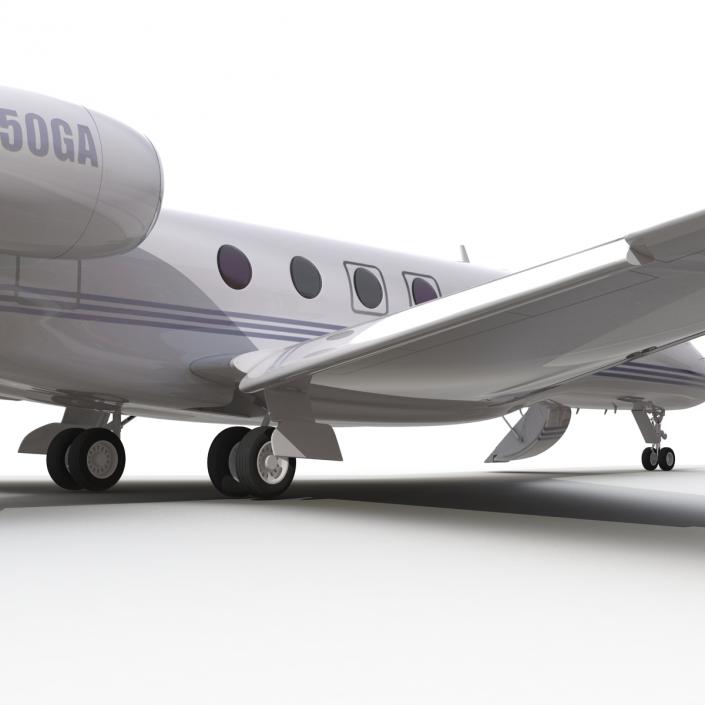 Gulfstream G650 Rigged 2 3D model