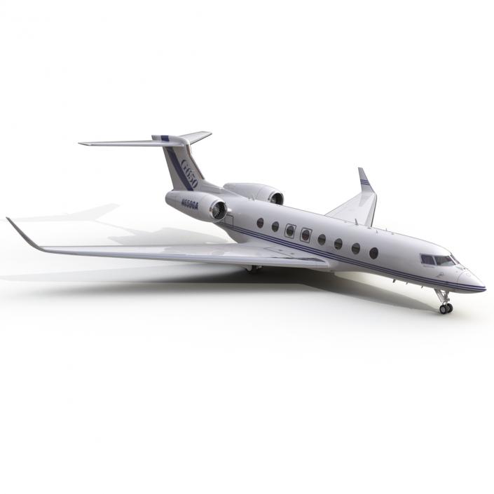 Gulfstream G650 Rigged 2 3D model