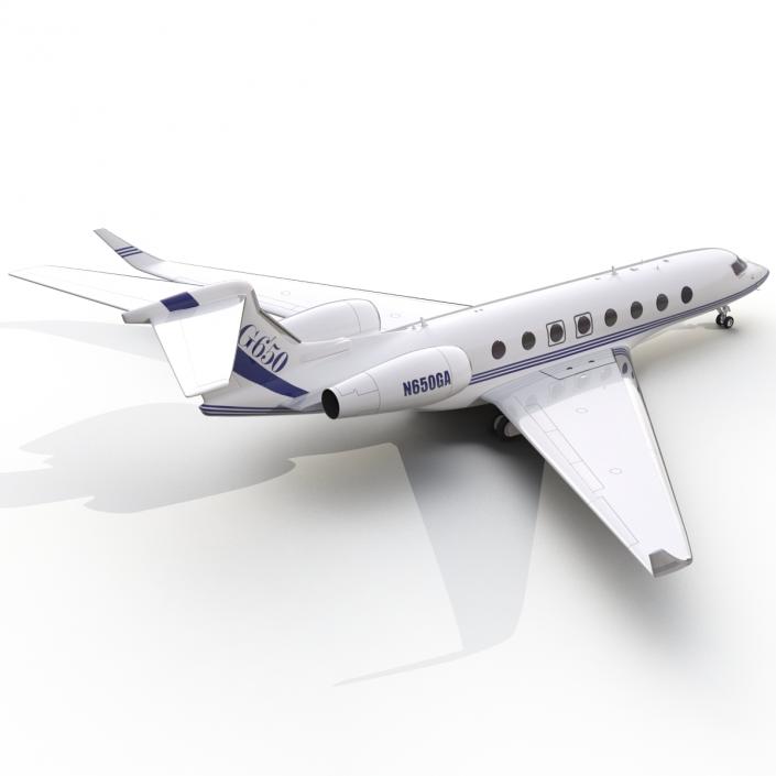 Gulfstream G650 Rigged 2 3D model