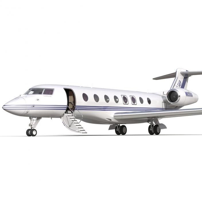 Gulfstream G650 Rigged 2 3D model