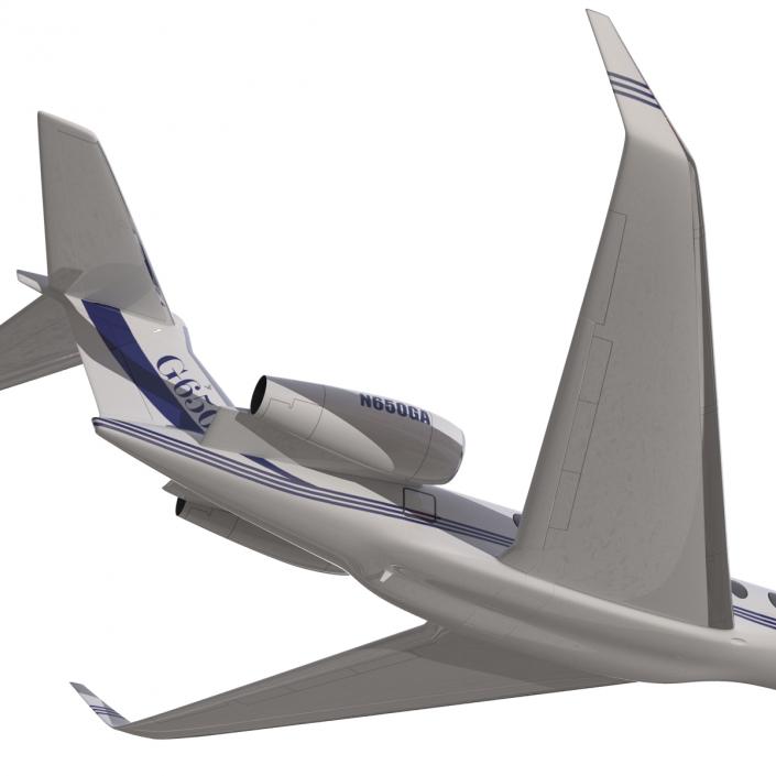 Gulfstream G650 Rigged 2 3D model