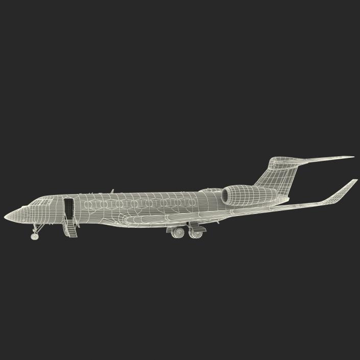 Gulfstream G650 Rigged 2 3D model