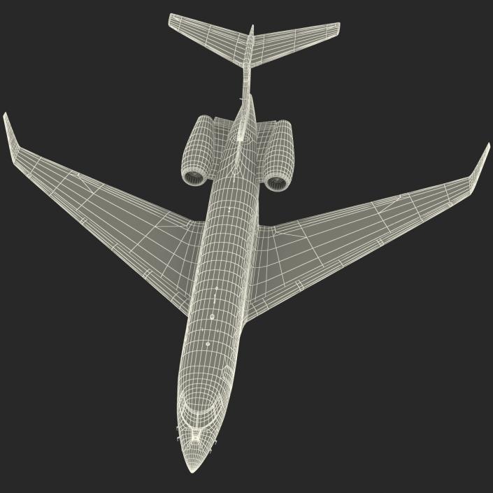 Gulfstream G650 Rigged 2 3D model