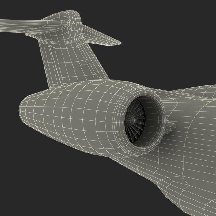 Gulfstream G650 Rigged 2 3D model