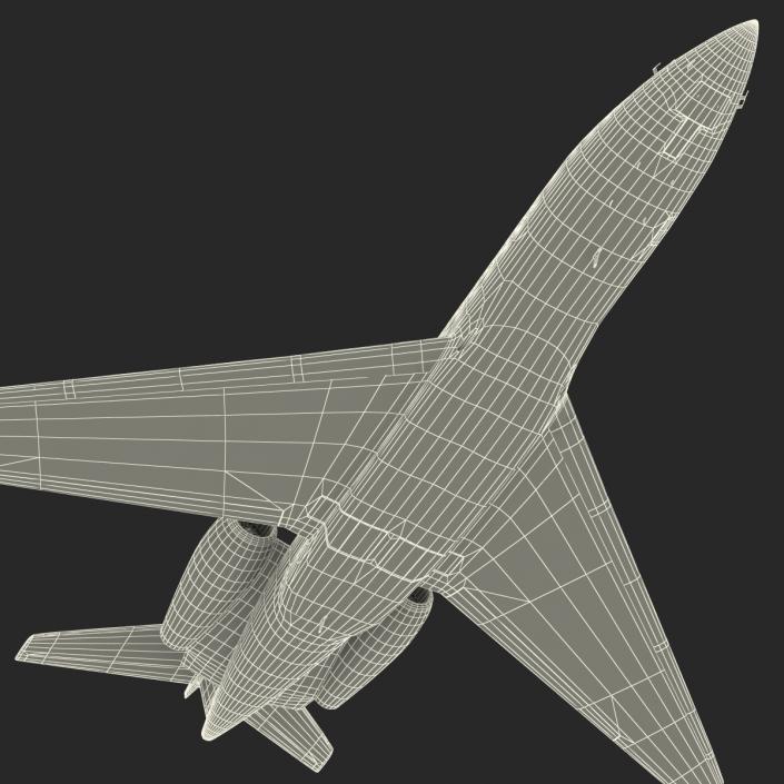 Gulfstream G650 Rigged 2 3D model