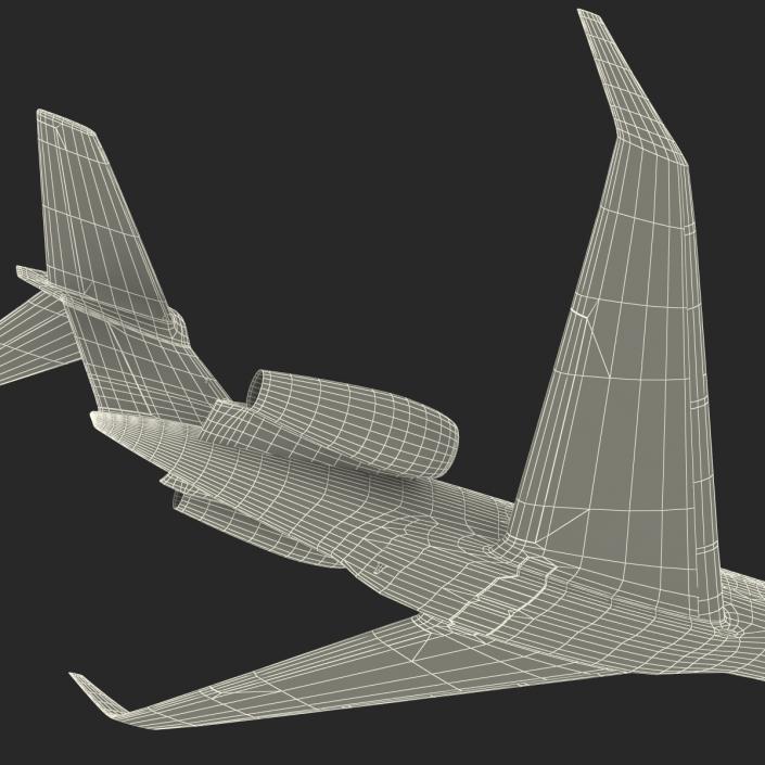 Gulfstream G650 Rigged 2 3D model