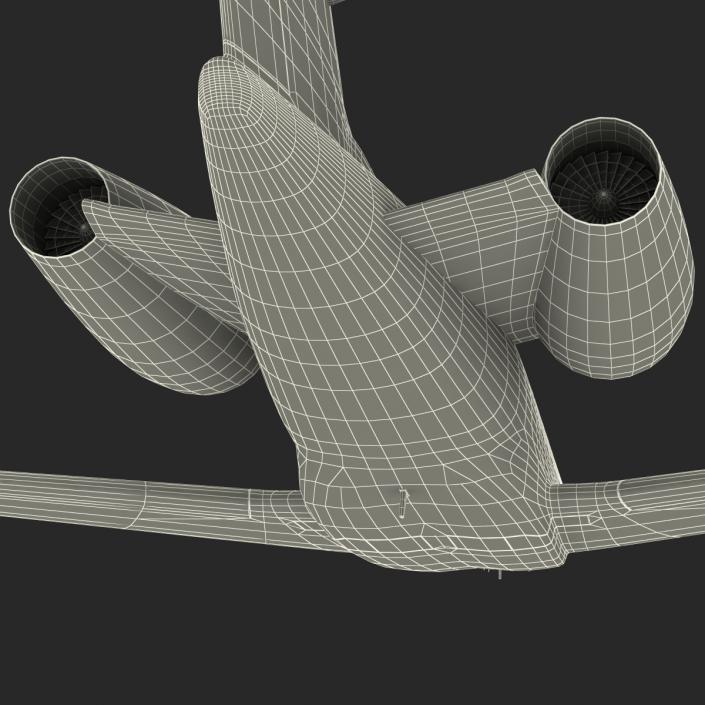 Gulfstream G650 Rigged 2 3D model