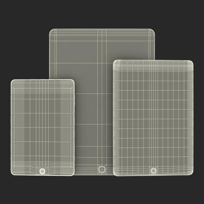 3D iPads 3D Models Collection 3 model