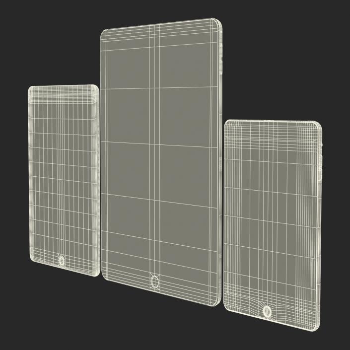 3D iPads 3D Models Collection 3 model