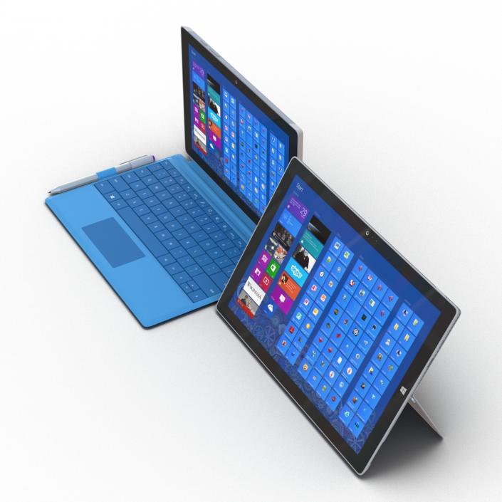 3D Microsoft Surface Collection model