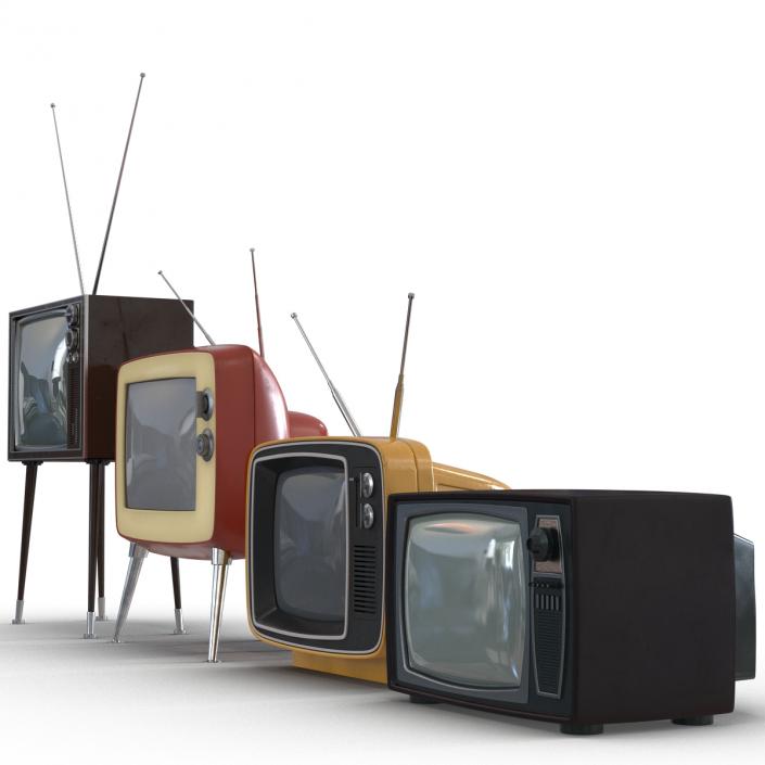 Retro TV Collection 3D model