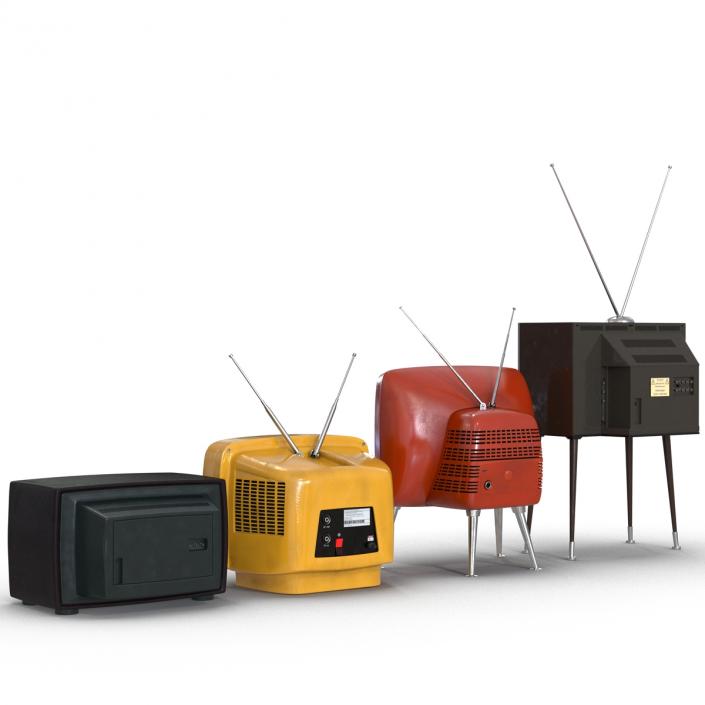 Retro TV Collection 3D model